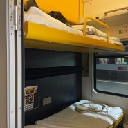 프라하 신혼여행 : 스위스 야간기차 타고 프라하 | 2인실 침대칸 슬리핑 기차 후기