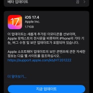 iOS 17.4 / iPadOS 17.4 업데이트 소식!
