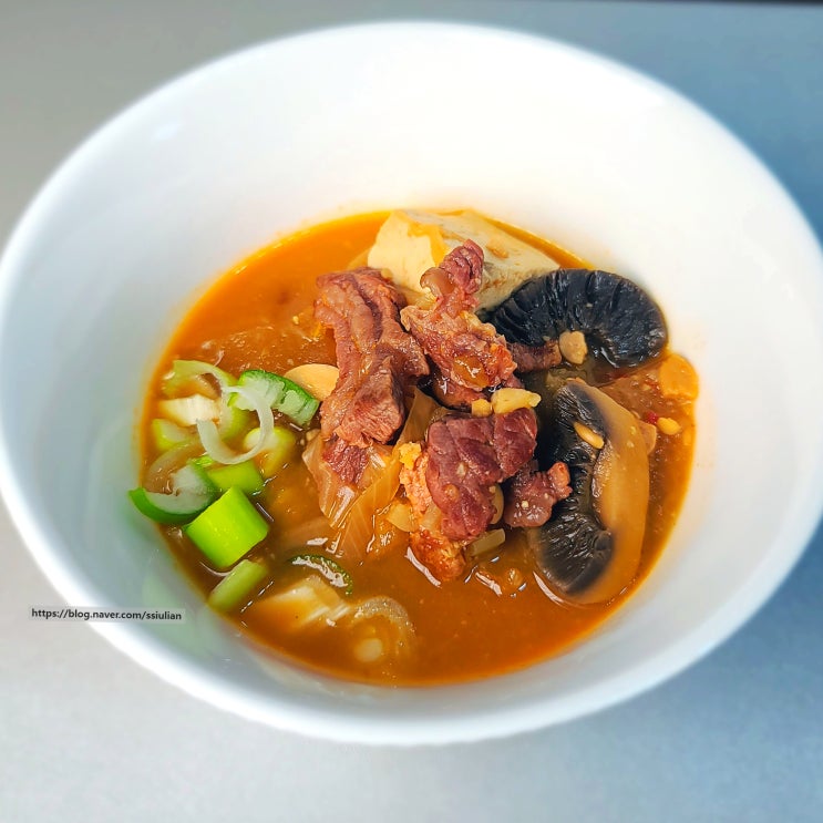 한우 소고기 된장찌개 맛있게 끓이는법 다양한 재료로 더 맛난 레시피 : 네이버 블로그