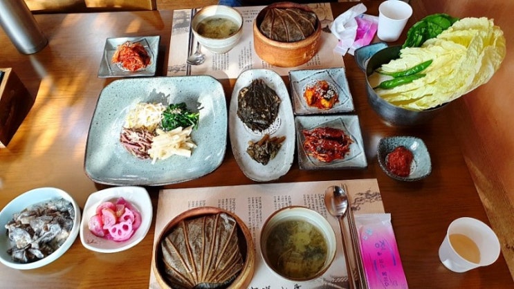[2년 전 오늘] 순천맛집 수련산방 연밥정식 고택 한정식 건강밥상 : 네이버 블로그