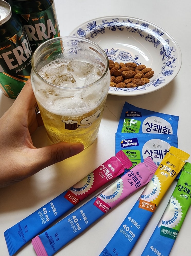 숙취해소 추천 큐원 상쾌환 스틱 신제품 술자리 필수템 : 네이버 블로그