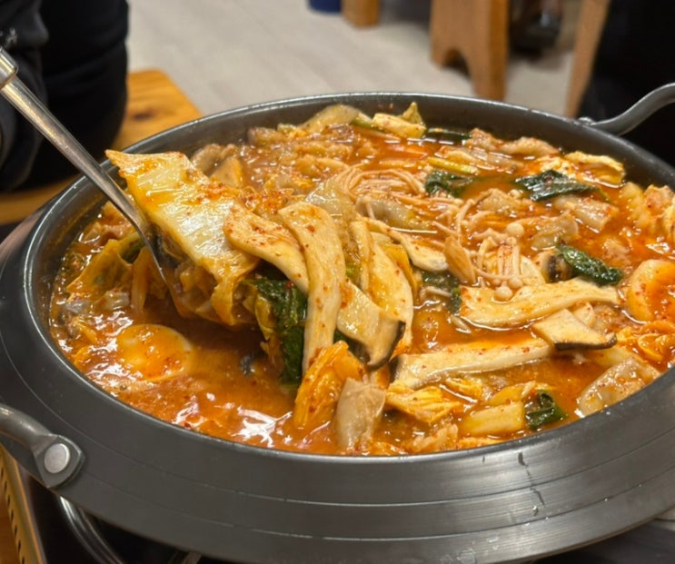 [맛집]인천 동암 함지박소곱창전골 : 네이버 블로그