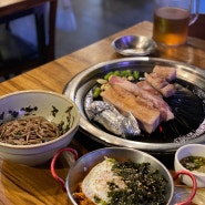 방이동 삼겹살 : 육화식당 뭘 시켜도 다 맛있는 방이동 먹자골목 고기집