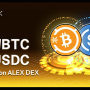 알렉스 DEX, $aeUSDC 및 $aeWBTC상장 안내