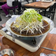 [돈불식당] 서울식 불고기와 연탄 숯불향 가득한 쭈꾸미 오징어 구월동 불고기 맛집