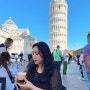 여자혼자유럽여행 3일차(1) 피사센트럴/피사로쏘-피사의사탑 가는법, 피사의사탑 포토존, Cafe I Miracoli카페