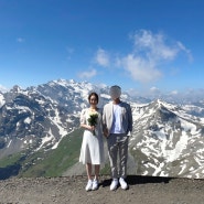 떼굴떼굴 스위스 신혼여행 일기 - 쉴트호른에서 셀프 웨딩 스냅 찍기