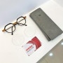 카페인 마로치노 안경테와 40대 노안 시력교정 안경 하나로 해결