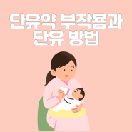 단유약 부작용과 단유방법 총정리!