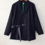 그랑하나 디자인 의뢰 맞춤 한복 : 노방 시스루 저고리, 누비 중치막 코트 (색동), 목판깃 저고리 블레이저 (여성용)