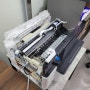 HP 7740 팩스복합기 심한 오염 및 많은 사용, 노후로 인한 내부 급지부 하부갈이 새장비 교체