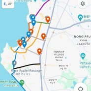 태국 파타야 대중교통 썽태우 가격, 이용방법 & 노선