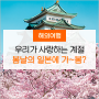 "벚꽃놀이 어디로 가지?" 여행박사가 추천하는 일본 벚꽃 명소! (2024년 일본 벚꽃 개화시기, 일본 패키지여행, 자유여행)