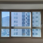 부산 아파트 외부 창문 청소, 내돈내산 후기