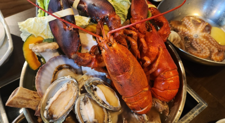 [생생정보 쌍 바닷가재 소갈비전골 vs 코다리찜 / 대결 맛 대 맛 / 2004회] 랍스터 소갈비전골 코다리찜 성수동 바다화원 ...