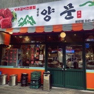 남영동양문 천안점 천안갈비 생소갈비 맛집으로 유명한 천안갈비