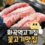 화곡역 고기집 시골한우 시골돼지, 꽃오겹살 참숯으로 직접 구워주는 로컬 맛집