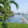 싱가포르 루프탑 수영장 지하철 연결된 호텔 숙소