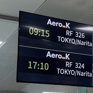 일본 도쿄 여행 에어로케이 항공사 청주공항 주차 및 꿀팁 이용후기