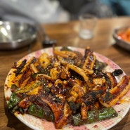 [대전유성구] 신성동 순대국밥,오징어직화구이 맛집 "팔복집"