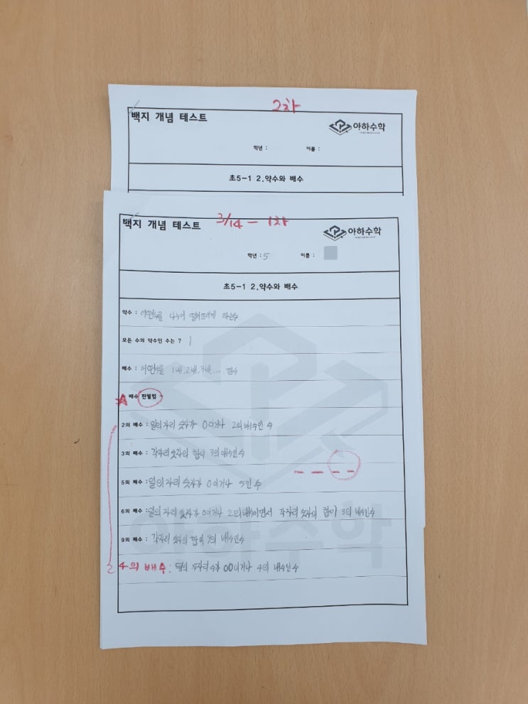 백지개념테스트 : 네이버 블로그