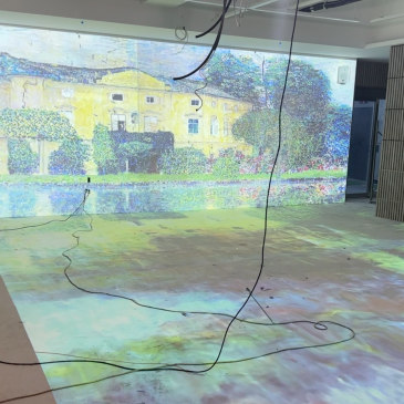 [제주도 미디어파사드 인테리어] 제주도 미디어파사드 설치 마지막 점검