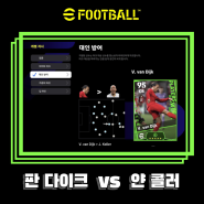 이풋볼2024 공중볼 전술과 막는 법,이주 반 다이크 인게임 후기 vs 얀콜러(202cm) and 허들린 (206cm) (feat.대인방어)