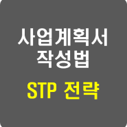 사업계획서 작성 - STP 전략 수립