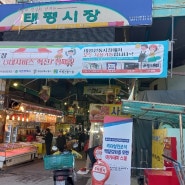 대전 전통시장 볼거리 먹거리 가득한 태평시장 나들이