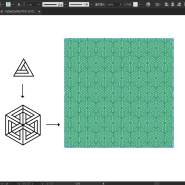 illustrator tutorial #70 - 기하학적인 패턴 만들기