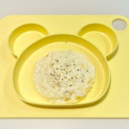 전자레인지 한그릇 유아식 고구마 치즈 버섯리조또 레시피