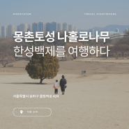 한성 백제의 숨결이 남아 있는 서울 올림픽공원 몽촌토성 여행... 애플도 주목했던 나홀로나무까지