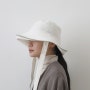 [evam eva] linen strap hat