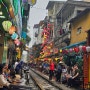 하노이 역 부근 기찻길 마을