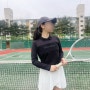 테니스복 브랜드 에르본 여자 테니스웨어 골프웨어 모자 후기 추천