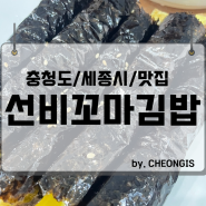 선비꼬마김밥 세종 도담 먹자골목 국물 떡볶이 쫄면 분식 점심 맛집 추천