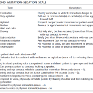 중환자 재활 평가 1 - RASS(Richmond Agitation-Sedation Scale)