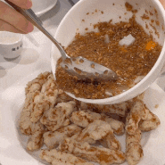 [신사/가로수길] 송쉐프가 말아주는 육즙 팡팡 마늘 탕수육