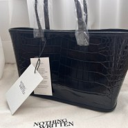 낫띵리튼 아인백 / 아인 크로커 토트백 ain croco tote bag black