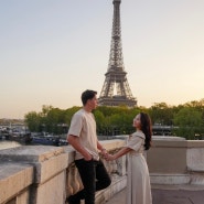 파리 스냅사진 아미엘스냅 : 30분 에펠탑 포토스팟 코스 커플 스냅