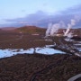 아이슬란드 화산 폭발 용암이 바다와 접근 하룬지역 강타