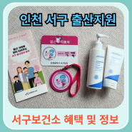 인천 서구 2024년 출산지원 및 혜택 정보(서구보건소 산전검사)