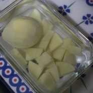 감자보관방법 요리하다 남은 깐 감자 냉장 보관법 주의사항