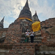[태국여행] 고대 도시 아유타야, 왓 로까야수타람 사원(Wat Lokayasutharam)