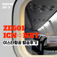 ZE601 이스타항공 인천-나리타행 탑승 후기 | 온라인체크인 위탁수화물 좌석간격