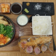 대전 도안동 쉼표카츠 김치우동정식 맛있어요