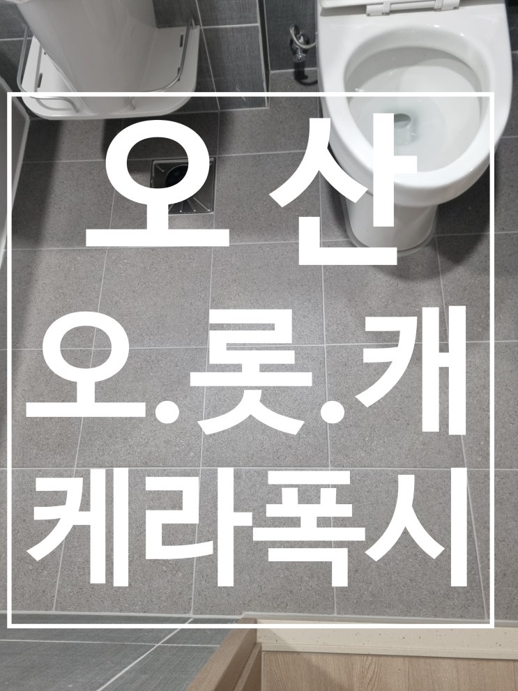 오산 롯데캐슬 스카이파크 대표 시공 사진