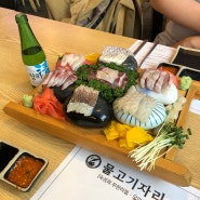건강검진 후에 먹었던, 무한리필 숙성회 '물고기자리'