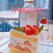 수원 카페디아즈 인계동 딸기케이크 맛집