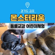 김포 어린이체험 수산공원 몬스터리움 아이와 가볼만한곳